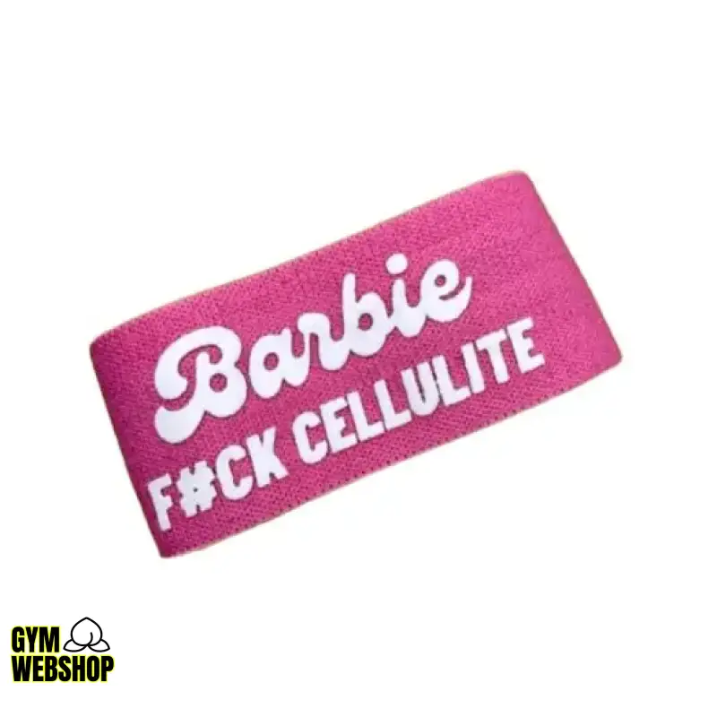 Roze Booty band met witte barbie quote