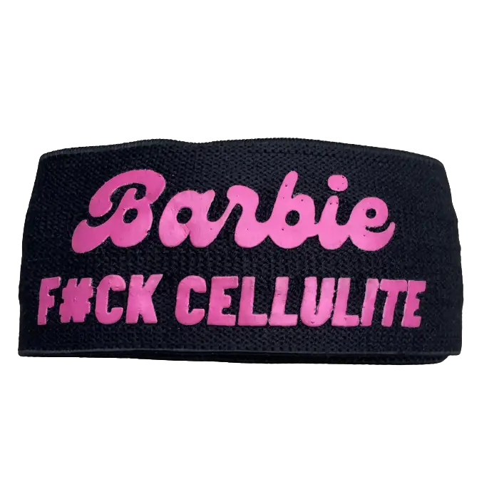 Booty band zwart met Barbie logo