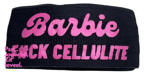 Booty band zwart met Barbie logo